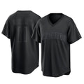 Johmsee S.Diego Padres #11 Yu Darvish Player Black Pitch Fashion Game T-shirt Stitched Jerseys