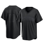 Johmsee S.Diego Padres #11 Yu Darvish Player Black Pitch Fashion Game T-shirt Stitched Jerseys