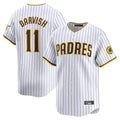 Johmsee S.Diego Padres #11 Yu Darvish Player White Home Limited Stitched Jerseys
