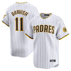 Johmsee S.Diego Padres #11 Yu Darvish Player White Home Limited Stitched Jerseys