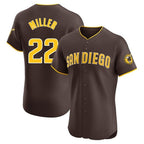 Johmsee S.Diego Padres #22 Mason Miller Player Brown Home Limited Elite Stitched Jerseys