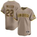 Johmsee S.Diego Padres #22 Mason Miller Player Khaki Home Limited Stitched Jerseys