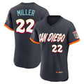 Johmsee S.Diego Padres #22 Mason Miller Player Obsidian 2026 City Connect Home Limited Elite T-shirt Stitched Jerseys