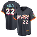 Johmsee S.Diego Padres #22 Mason Miller Player Obsidian 2026 City Connect Home Limited T-shirt Stitched Jerseys