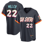 Johmsee S.Diego Padres #22 Mason Miller Player Obsidian 2026 City Connect Home Limited T-shirt Stitched Jerseys