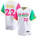 Johmsee S.Diego Padres #22 Mason Miller Player White City Connect Home Limited Stitched Jerseys