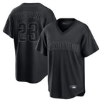 Johmsee S.Diego Padres #23 Fernando Tatis Jr Player Black Home Game T-shirt Stitched Jerseys