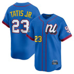 Johmsee S.Diego Padres #23 Fernando Tatis Jr Player Blue National League All-Star Game Limited Stitched Jerseys
