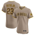 Johmsee S.Diego Padres #23 Fernando Tatis Jr Player Khaki Home Limited Elite Stitched Jerseys