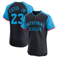 Johmsee S.Diego Padres #23 Fernando Tatis Jr Player Navy National League All-Star Elite Limited Stitched Jerseys