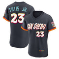 Johmsee S.Diego Padres #23 Fernando Tatis Jr Player Obsidian 2026 City Connect Home Elite T-shirt Stitched Jerseys
