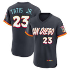 Johmsee S.Diego Padres #23 Fernando Tatis Jr Player Obsidian 2026 City Connect Home Elite T-shirt Stitched Jerseys