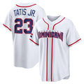 Johmsee S.Diego Padres #23 Fernando Tatis Jr Player White 2026 World Classic Home Limited Stitched Jerseys