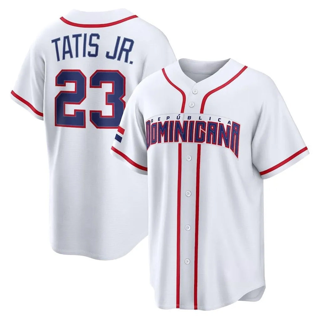 Johmsee S.Diego Padres #23 Fernando Tatis Jr Player White 2026 World Classic Home Limited Stitched Jerseys