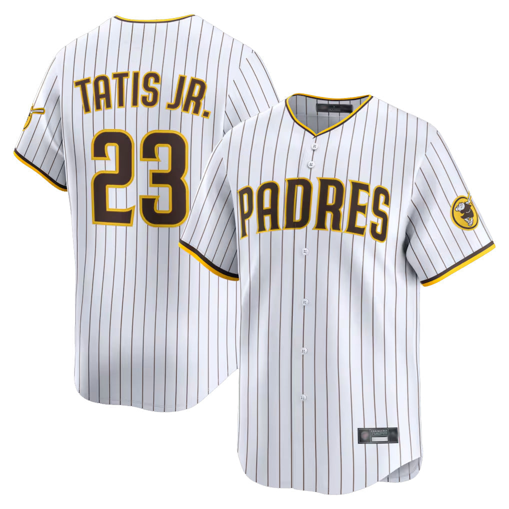 Johmsee S.Diego Padres #23 Fernando Tatis Jr Player White Home Limited Stitched Jerseys