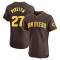 Johmsee S.Diego Padres #27 Nick Pivetta Player Brown Home Limited Elite Stitched Jerseys