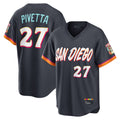 Johmsee S.Diego Padres #27 Nick Pivetta Player Obsidian 2026 City Connect Home Limited T-shirt Stitched Jerseys