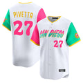 Johmsee S.Diego Padres #27 Nick Pivetta Player White City Connect Home Limited Stitched Jerseys