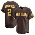 Johmsee S.Diego Padres #2 Xander Bogaerts Player Brown Home Limited Stitched Jerseys