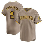 Johmsee S.Diego Padres #2 Xander Bogaerts Player Khaki Home Limited Stitched Jerseys