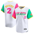 Johmsee S.Diego Padres #2 Xander Bogaerts Player White City Connect Home Limited Stitched Jerseys
