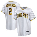 Johmsee S.Diego Padres #2 Xander Bogaerts Player White Home Limited Game Stitched Jerseys