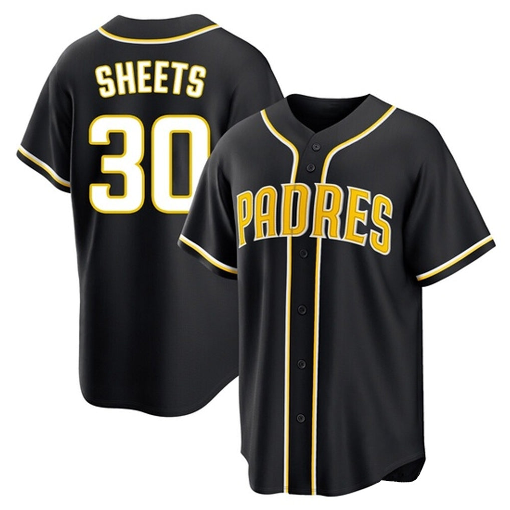 Johmsee S.Diego Padres #30 Gavin Sheets Player Black 2026 Fashion Home Stitched Jerseys