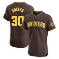 Johmsee S.Diego Padres #30 Gavin Sheets Player Brown Home Limited Elite Stitched Jerseys