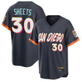 Johmsee S.Diego Padres #30 Gavin Sheets Player Obsidian 2026 City Connect Home Limited T-shirt Stitched Jerseys