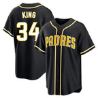Johmsee S.Diego Padres #34 Michael King Player Black 2026 Fashion Home Stitched Jerseys