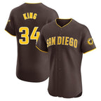 Johmsee S.Diego Padres #34 Michael King Player Brown Home Limited Elite Stitched Jerseys