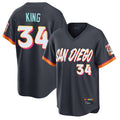 Johmsee S.Diego Padres #34 Michael King Player Obsidian 2026 City Connect Home Limited T-shirt Stitched Jerseys