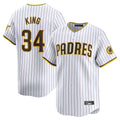 Johmsee S.Diego Padres #34 Michael King Player White Home Limited Stitched Jerseys
