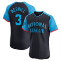 Johmsee S.Diego Padres #3 Jackson Merrill Player National League Navy All-Star Game Limited Elite Stitched Jerseys