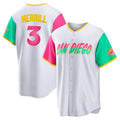 Johmsee S.Diego Padres #3 Jackson Merrill Player White City Connect Home Game Stitched Jerseys