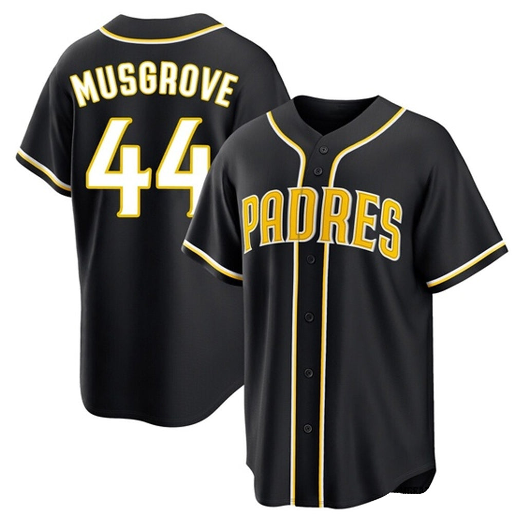 Johmsee S.Diego Padres #44 Joe Musgrove Player Black 2026 Fashion Home Stitched Jerseys