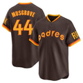 Johmsee S.Diego Padres #44 Joe Musgrove Player Brown Home Cooperstown Collection Replica Game Stitched Jerseys