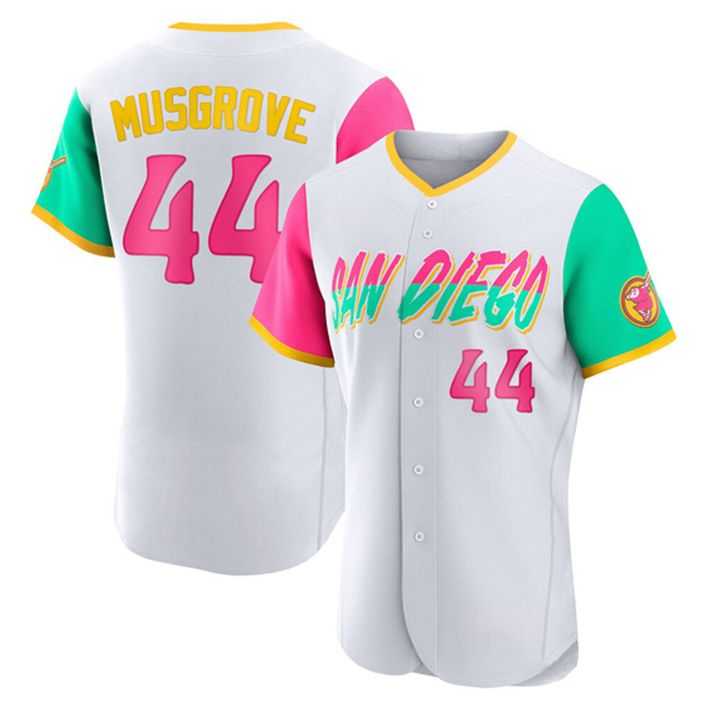 Johmsee S.Diego Padres #44 Joe Musgrove Player White City Connect Home Limited Elite Stitched Jerseys