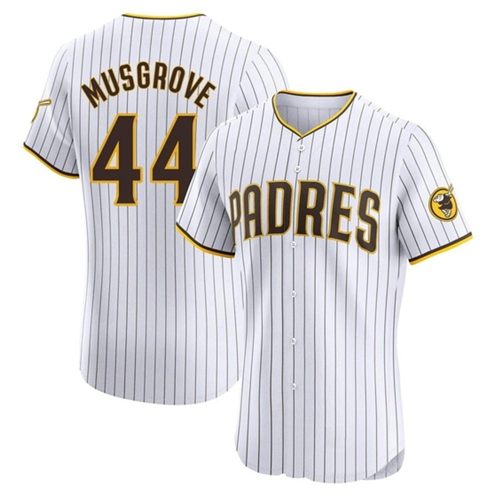 Johmsee S.Diego Padres #44 Joe Musgrove Player White Home Limited Elite Stitched Jerseys