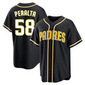 Johmsee S.Diego Padres #58 Wandy Peralta Player Black 2026 Fashion Home Stitched Jerseys