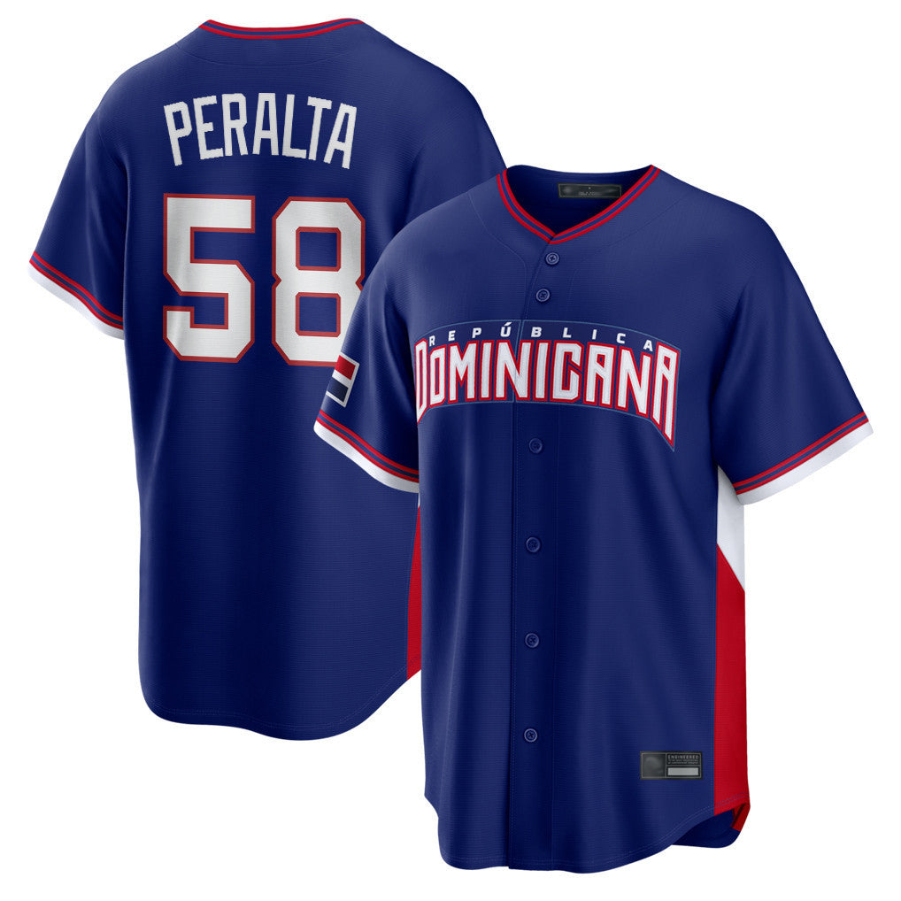 Johmsee S.Diego Padres #58 Wandy Peralta Player Royal 2026 World Classic Home Limited Stitched Jerseys