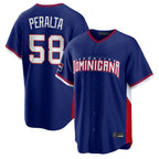 Johmsee S.Diego Padres #58 Wandy Peralta Player Royal 2026 World Classic Home Limited Stitched Jerseys
