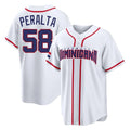 Johmsee S.Diego Padres #58 Wandy Peralta Player White 2026 World Classic Home Limited Stitched Jerseys