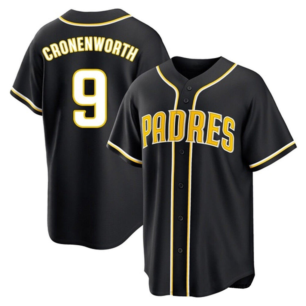 Johmsee S.Diego Padres #9 Jake Cronenworth Player Black 2026 Fashion Home Stitched Jerseys