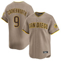 Johmsee S.Diego Padres #9 Jake Cronenworth Player Khaki Home Limited Stitched Jerseys