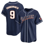 Johmsee S.Diego Padres #9 Jake Cronenworth Player Navy Cooperstown Collection Limited Home Stitched Jerseys