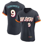Johmsee S.Diego Padres #9 Jake Cronenworth Player Obsidian 2026 City Connect Home Limited Elite T-shirt Stitched Jerseys