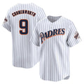 Johmsee S.Diego Padres #9 Jake Cronenworth Player White Cooperstown Collection Limited Home Stitched Jerseys