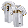 Johmsee S.Diego Padres #9 Jake Cronenworth Player White Home Game Stitched Jerseys