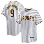 Johmsee S.Diego Padres #9 Jake Cronenworth Player White Home Game Stitched Jerseys